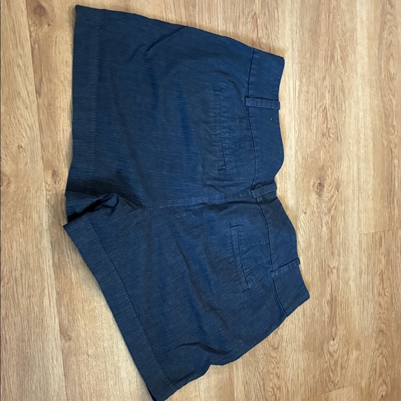 Ann Taylor Dark Blue Jean Shorts - Picture 4 of 5